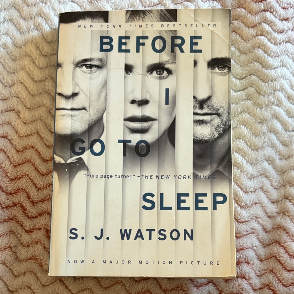 Before I Go To Sleep by S.J. Watson